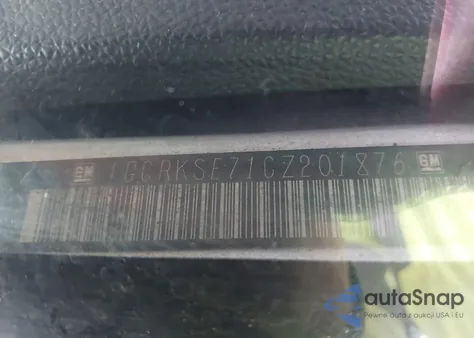 2012 Chevrolet Silverado 1500 Lt z USA, uszkodzony, nr VIN 1GCRKSE71CZ201876